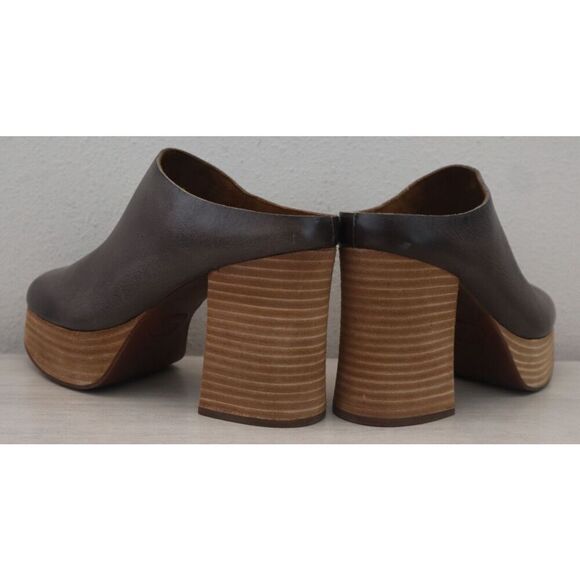 Kork-Ease KE0016922 Women's Sz 8M Gray Leather Veronica Sky-High Mules - Picture 3 of 16